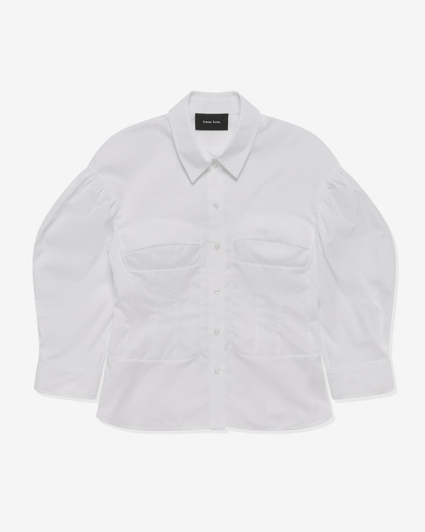 Simone Rocha - Women's Corset Seaming Shirt - (White)