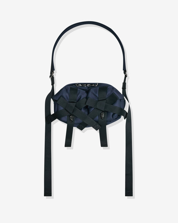 Simone Rocha - Women's Beaded Bow Crossbody Bag - (Navy/Jet)