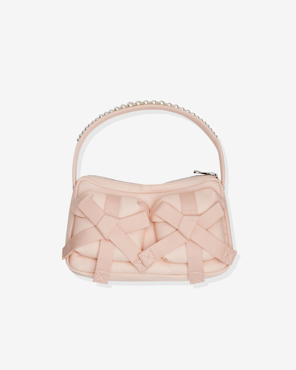 Simone Rocha - Women's Bow Pocket Pochette Bag - (Rose/Pearl)