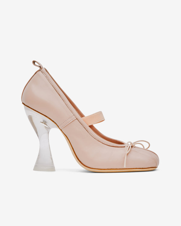 Simone Rocha - Women's High Heel Ballerina Shoes - (Nude)