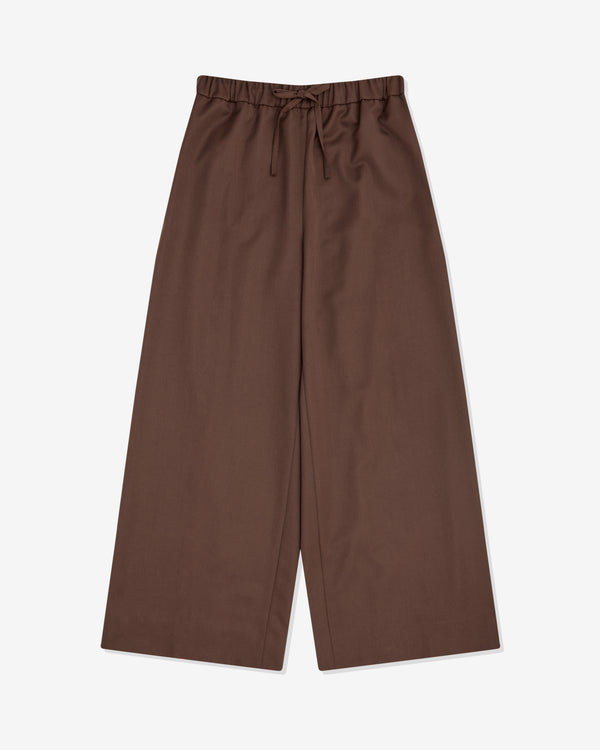 Simone Rocha - Men's Wide Leg Drawstring Trousers - (Chocolate)