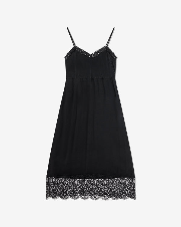 Simone Rocha - Women's Slip Dress With Deep Lace Trim - (Black)