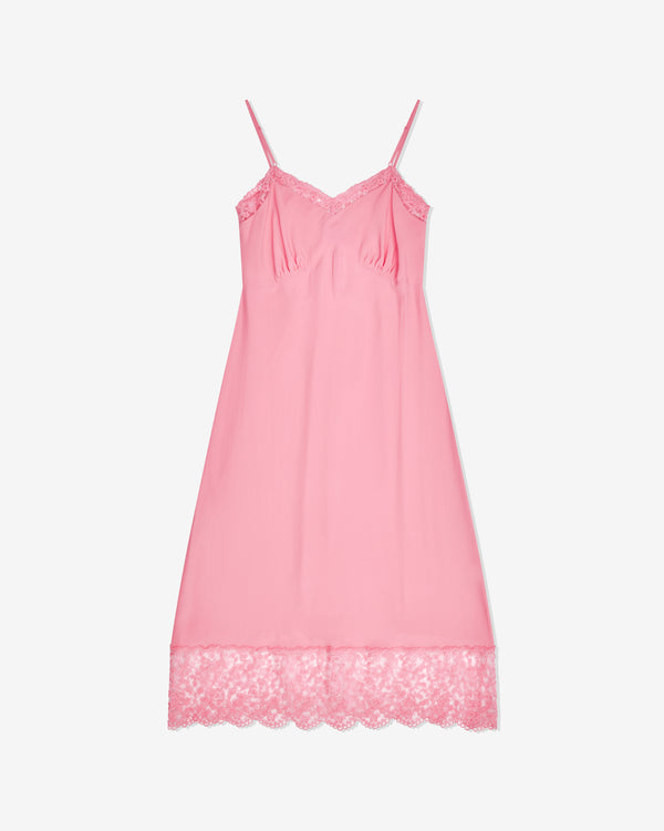 Simone Rocha - Women's Slip Dress With Deep Lace Trim - (Bright Pink)