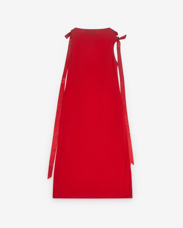 Simone Rocha - Women’s Ribbon Strap Dress - (Red)