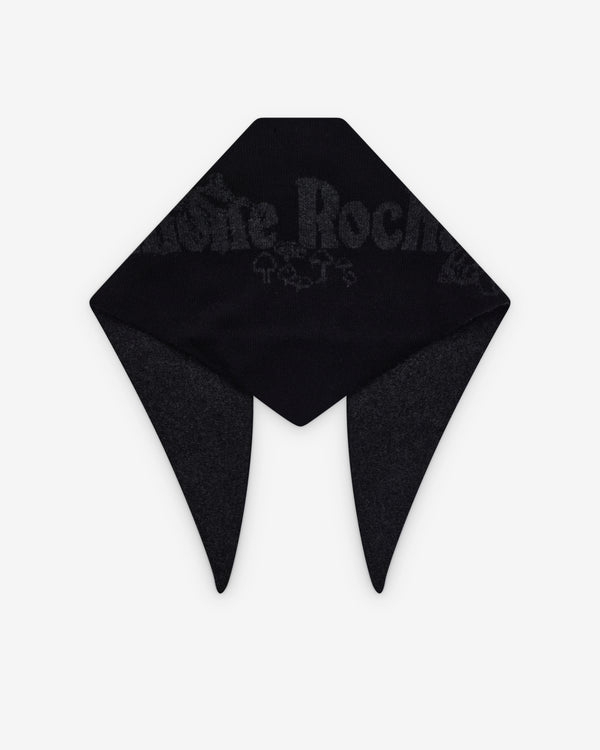 Simone Rocha - Women’s Graphic Logo Knit Neckerchief - (Black)