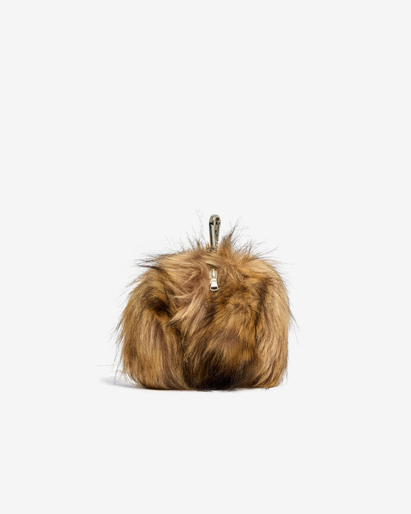 Simone Rocha - Women’s Faux Fur Hare Coin Purse Bag Charm - (Brown)