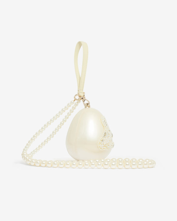Simone Rocha - Embellished Hare Pearl Egg Bag - (Pearl/Pearl)