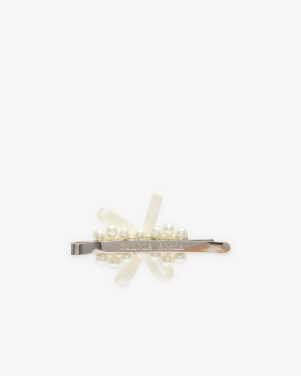 Simone Rocha - Women’s Petite Bow Detail Mini Flower - (Pearl)