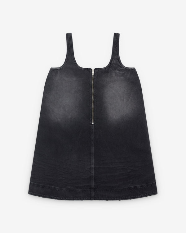 Simone Rocha - Women's A-Line Denim Mini Dress - (Black Denim)