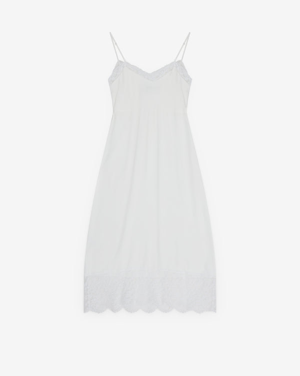 Simone Rocha - Women’s Lace Trim Slip Dress - (Ivory)
