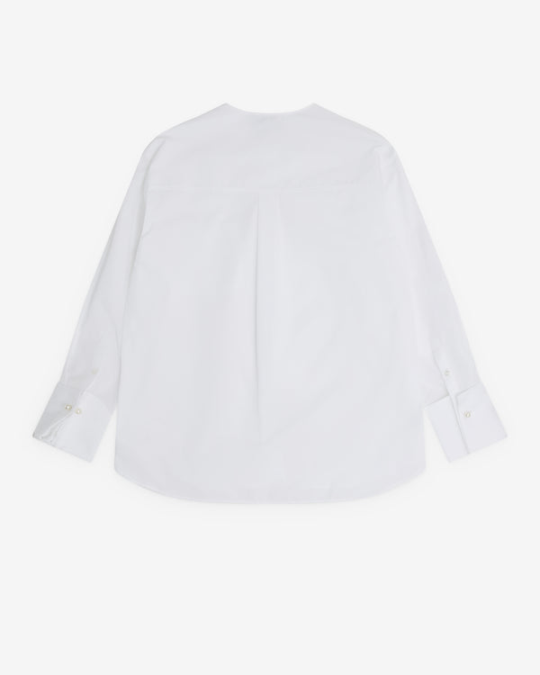 Simone Rocha - Women’s Collarless Shirt - (White)