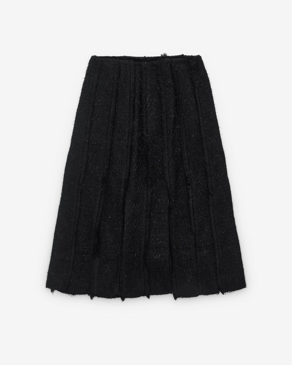 Simone Rocha - Women’s Multi Slit Fray Skirt - (Black)
