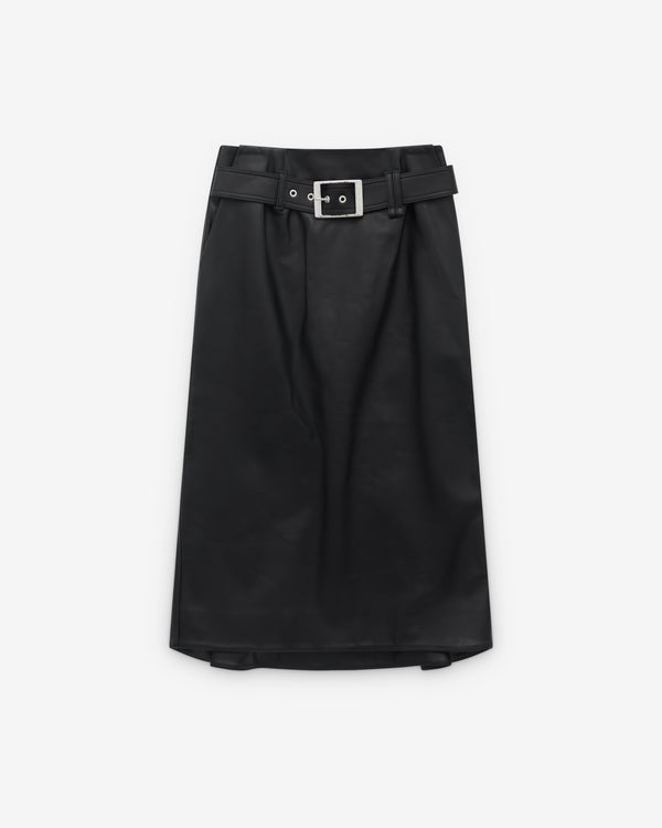 Simone Rocha - Women’s Multi Belt Loop Kick Back Skirt - (Black)