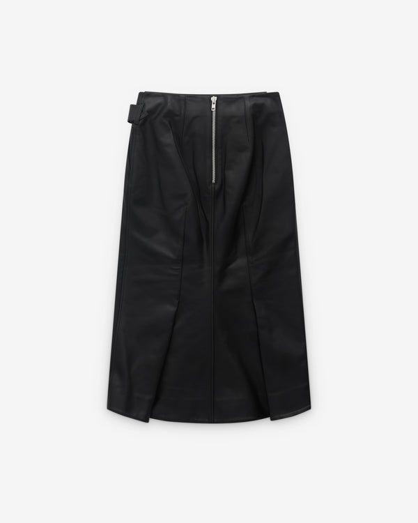 Simone Rocha - Women’s Multi Belt Loop Kick Back Skirt - (Black)