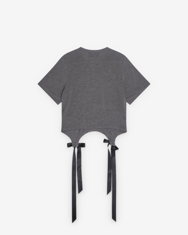 Simone Rocha - Women’s Easy Short Sleeve T-Shirt - (Grey Marl)