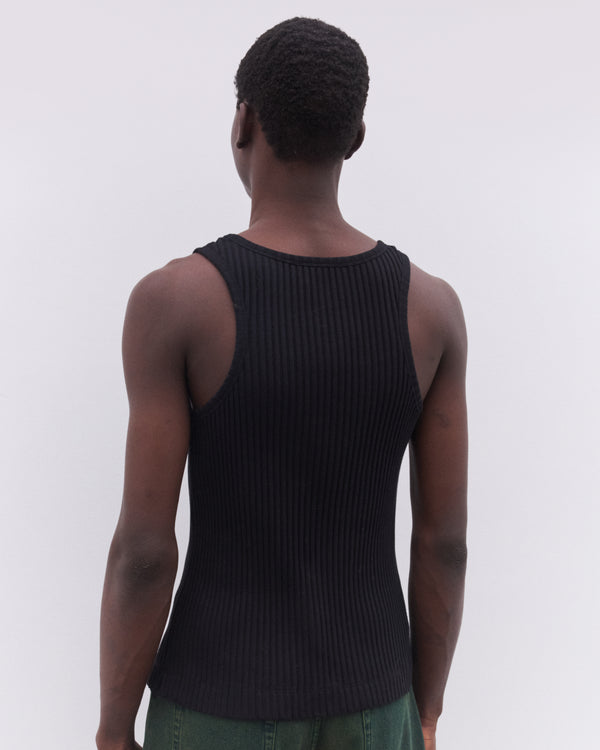 Simone Rocha - Men’s Ribbon Daisy Vest - (Black/Black)