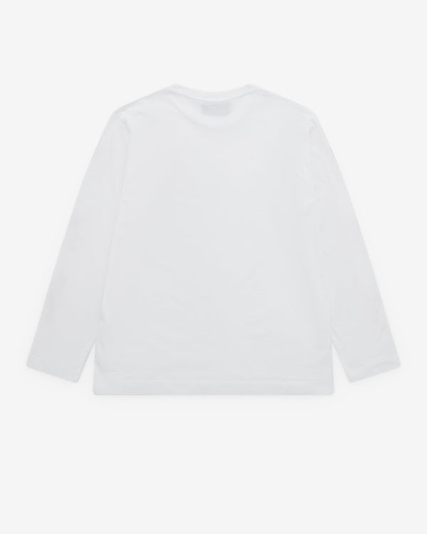 Simone Rocha - Men’s Tortoise & Hare Logo Print T-Shirt - (White/Red)