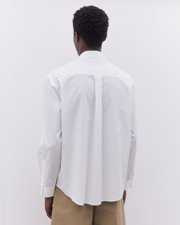 Simone Rocha - Men’s Embellished Hare Classic Shirt - (White/Pearl)