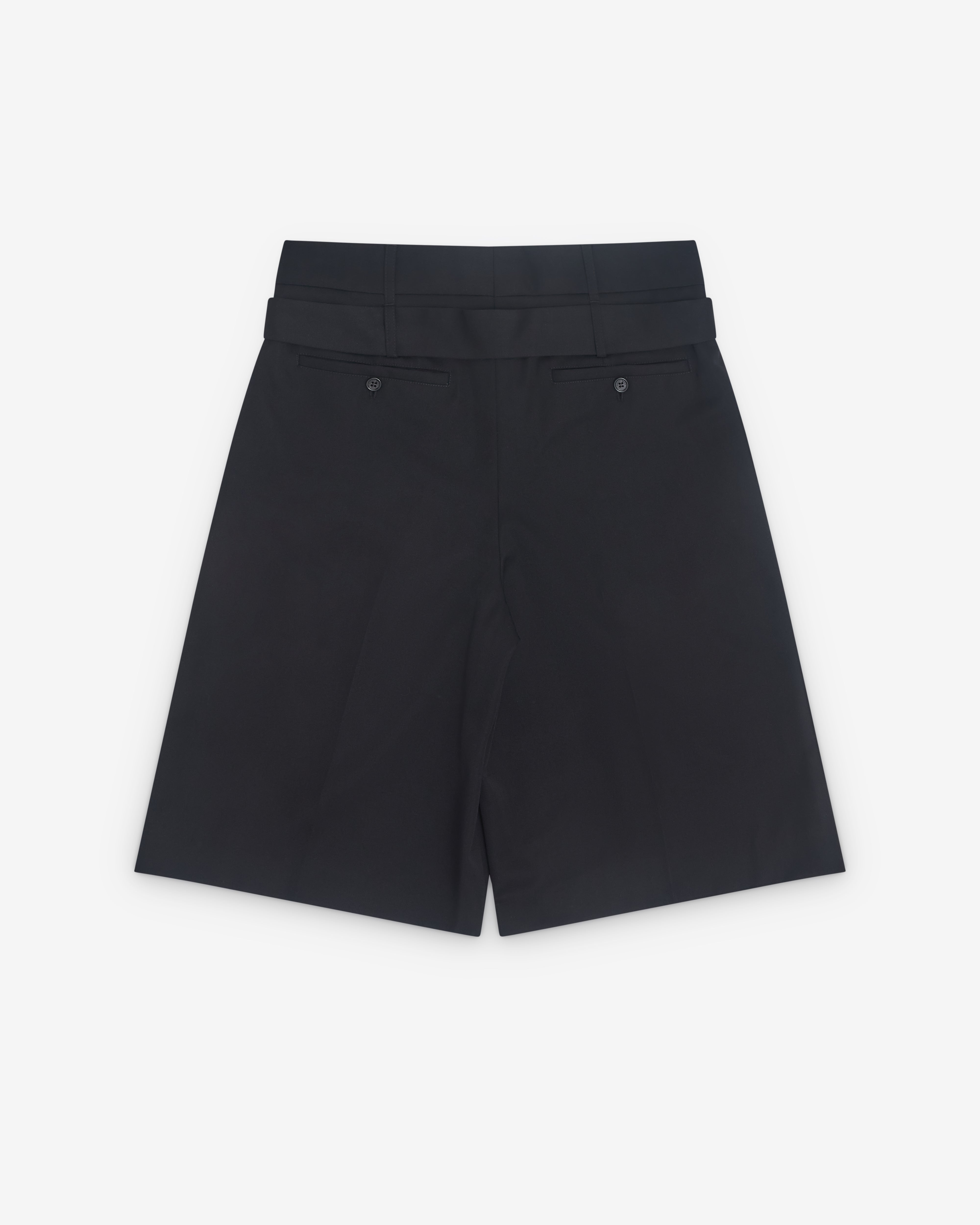 SIMONE ROCHA ショートパンツ　ハーフパンツ Simone Rocha: Men's Wide Leg Shorts (Black) | Dover Street Market