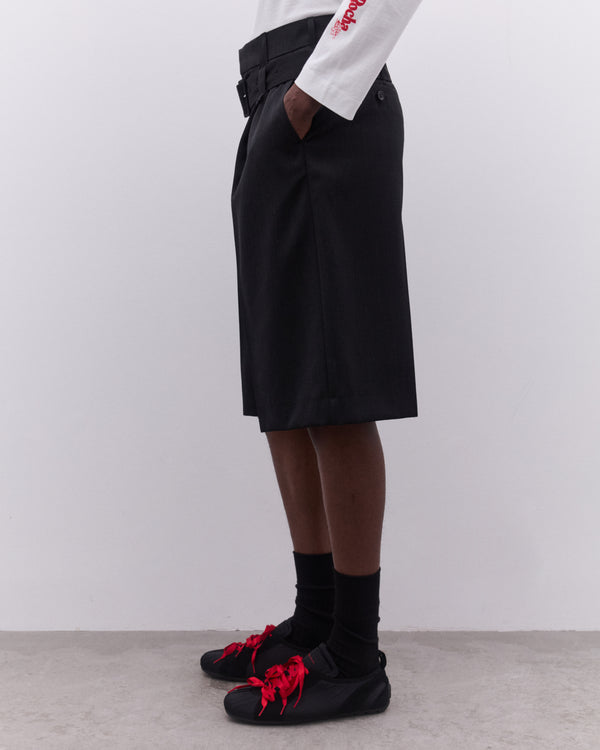 Simone Rocha - Men’s Wide Leg Shorts - (Charcoal)