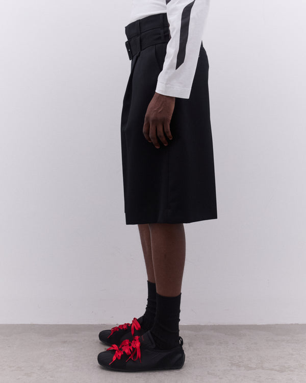 Simone Rocha - Men’s Wide Leg Shorts - (Black)