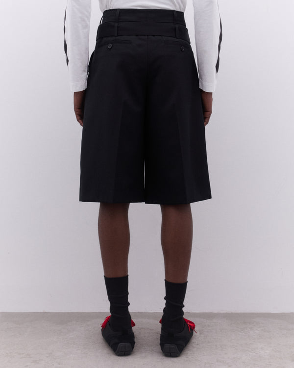Simone Rocha - Men’s Wide Leg Shorts - (Black)