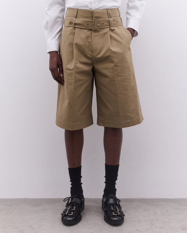 Simone Rocha - Men’s Wide Leg Short - (Stone)