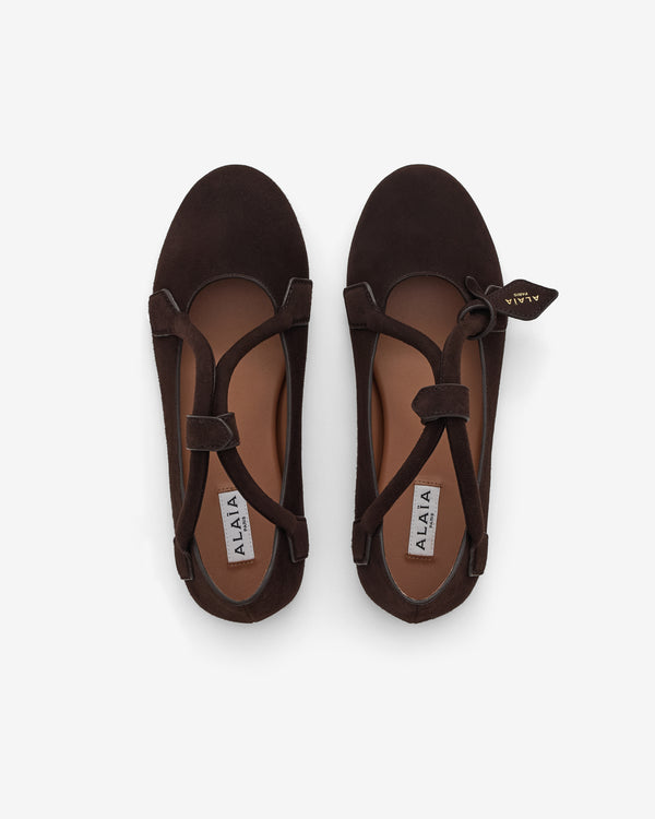 Alaïa - Women's Le Teckel Ballet Flats - (Dark Brown)