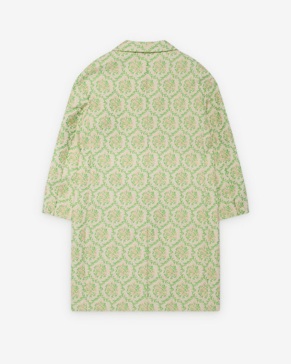 Simone Rocha - Men's Boxy Duster Coat - (Green Floral)