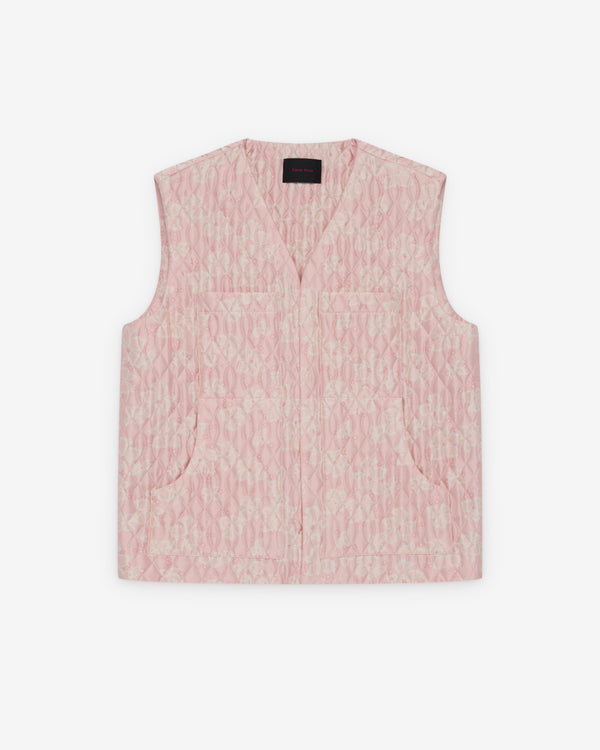 Simone Rocha - Men's Quilted Workwear Vest - (Pink)