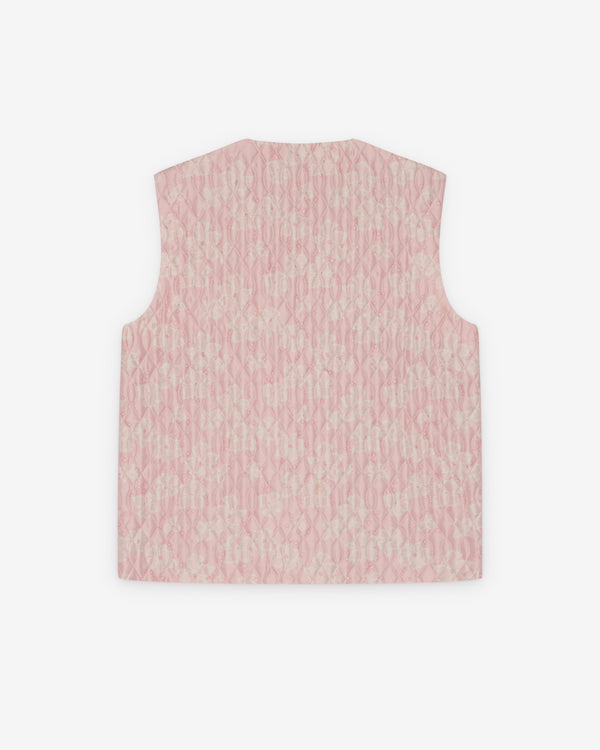 Simone Rocha - Men's Quilted Workwear Vest - (Pink)