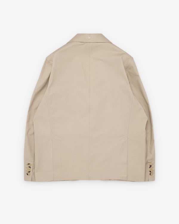 Simone Rocha - Men's Relaxed Blazer With Daisy - (Stone)