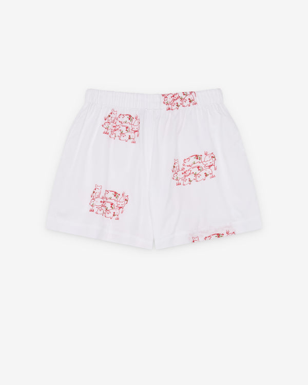 Simone Rocha - Men's Easy Boxer Shorts - (Red/White)