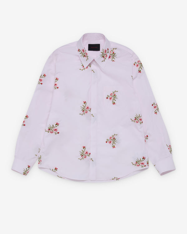 Simone Rocha - Men's Classic Concealed Button Shirt - (Pink)