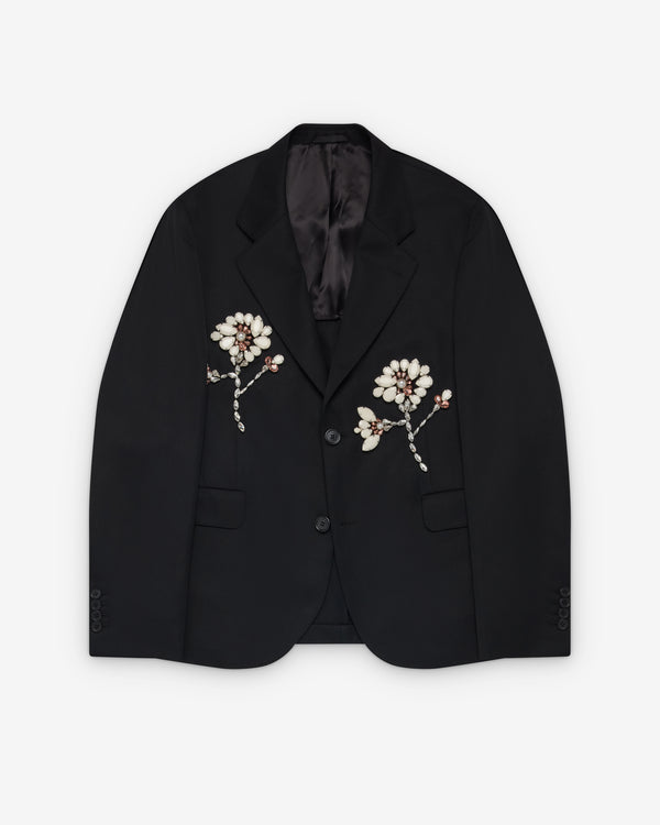 Simone Rocha - Men's Turbo Embellished Classic Jacket - (Black)