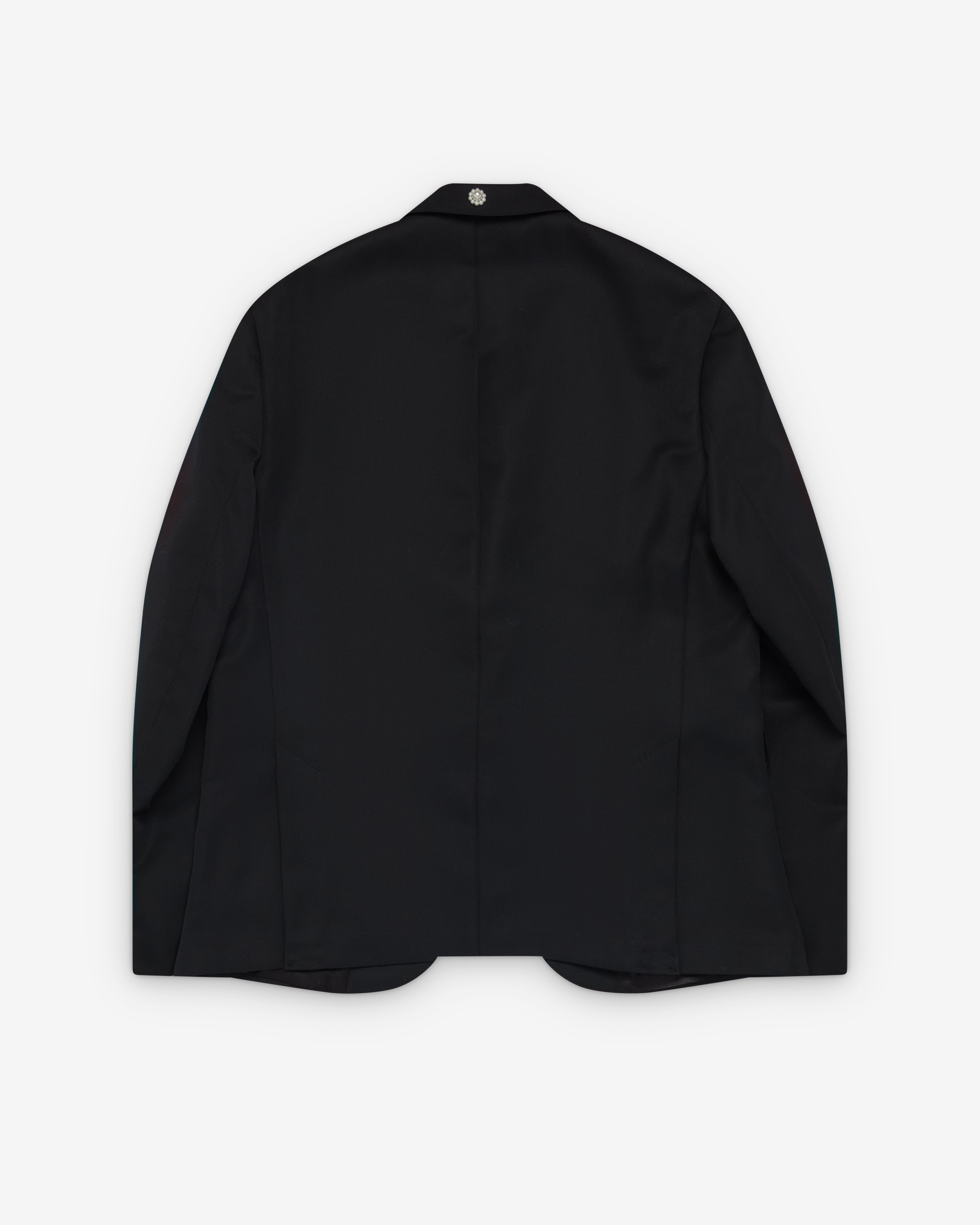 Simone Rocha: Men's Turbo Embellished Classic Jacket (Black
