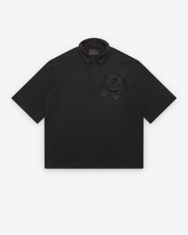 Simone Rocha - Men's Pressed Rosette Rugby Jersey - (Black)