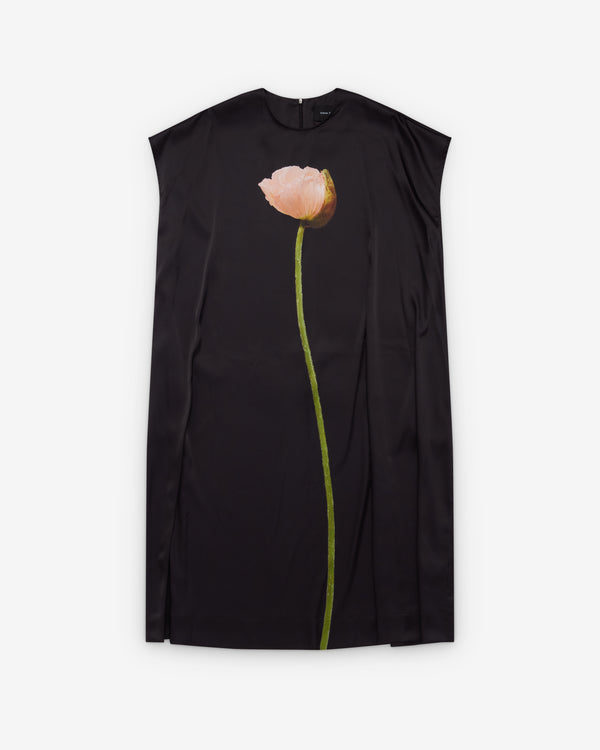 Simone Rocha - Women's Poppy Motif Smock Dress - (Black)