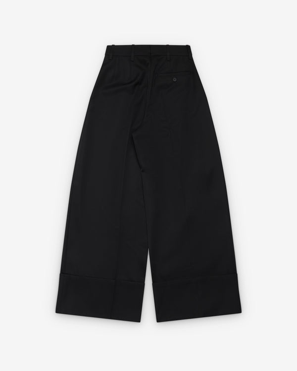 Simone Rocha - Women's Wide Leg Belt Loop Tab Trouser - (Black)