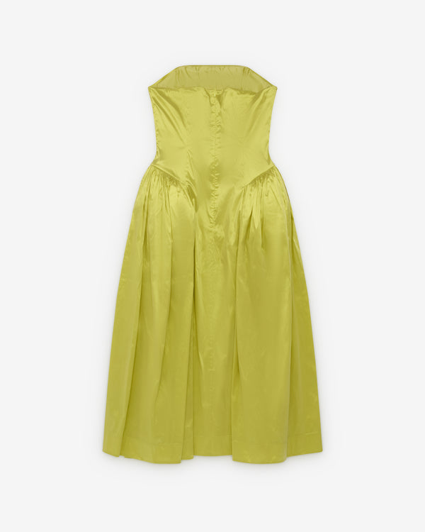 Simone Rocha - Women's Strapless Hip Bustle Dress - (Apple)