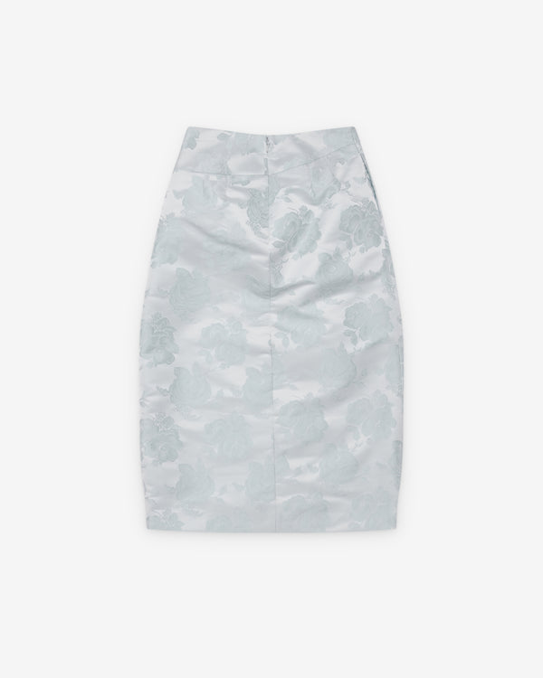 Simone Rocha - Women's Gathered Flower Sash Skirt - (Duck Egg)