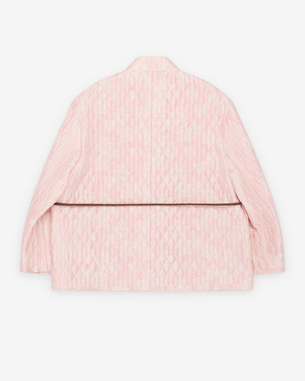 Simone Rocha - Women's Quilted Offset Fragment Collar Jacket - (Pink)