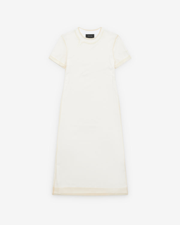 Simone Rocha - Women's Beaded Layered Liquid Dress - (White)