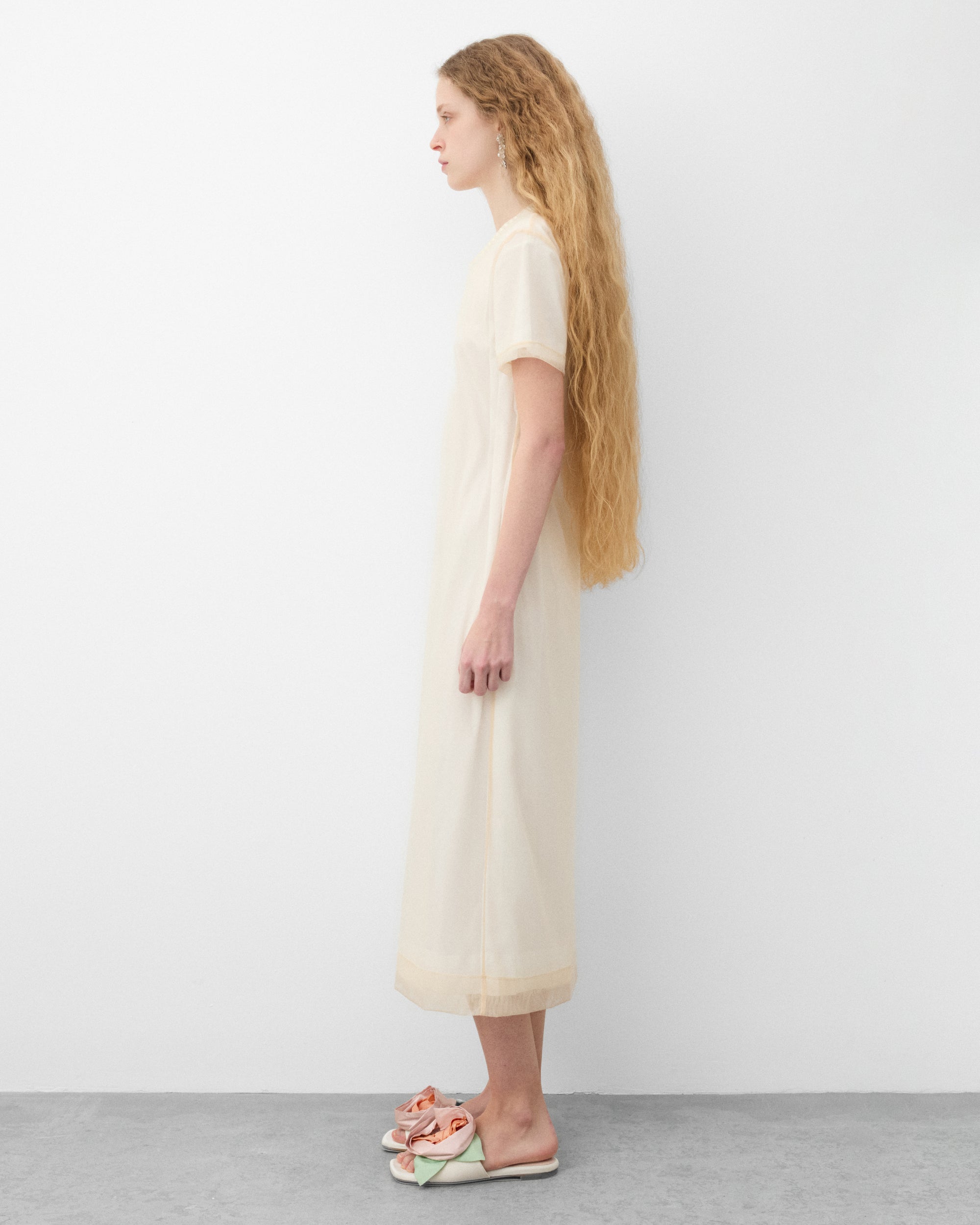 Simone Rocha - Women's Beaded Layered Liquid Dress Simone Rocha - Women's Beaded Layered Liquid Dress