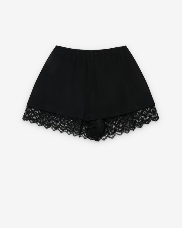 Simone Rocha - Women's Lace Trim Shorts - (Black)