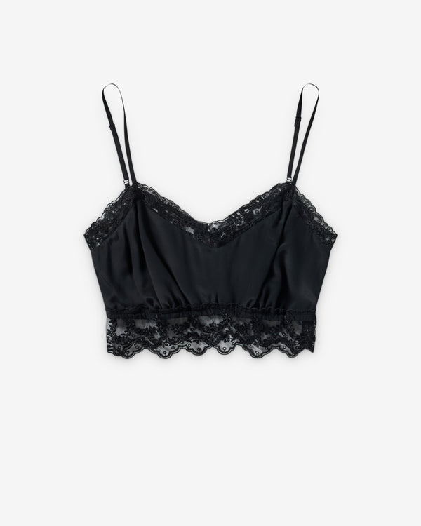 Simone Rocha - Women's Lace Trim Negligee Bralette - (Black)