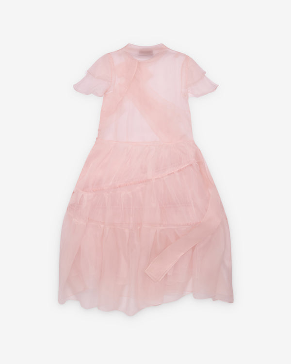 Simone Rocha - Women's Sheer Bow Sash Dress - (Pink)
