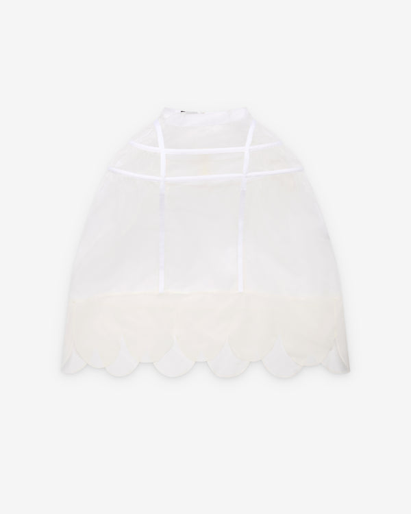 Simone Rocha - Women's Sheer Hip Bustle Hoop Skirt - (Ivory)