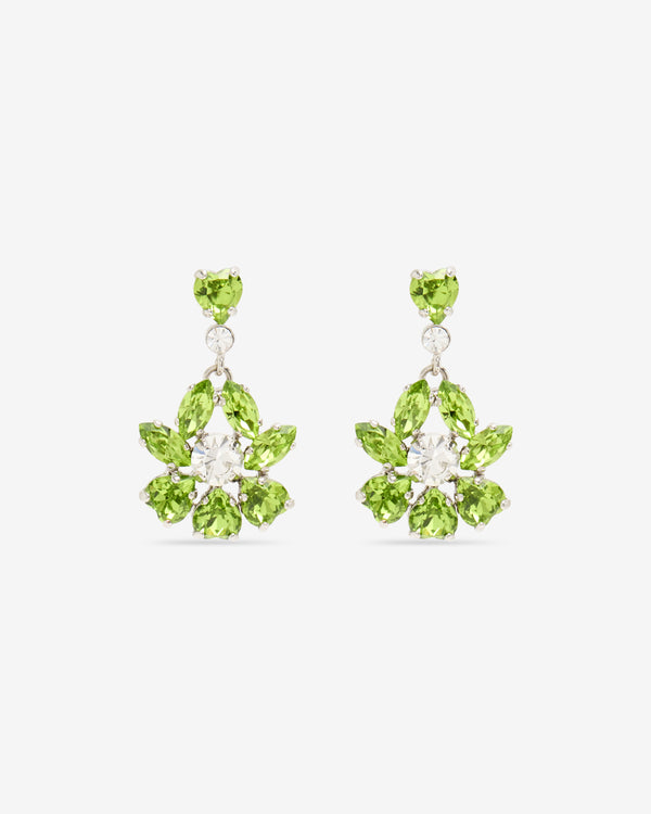 Simone Rocha - Women's Heartbloom Drop Earrings - (Green)