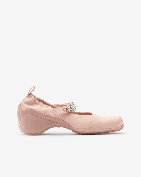 Simone Rocha - Women's Turbo Embellished Ballet Runner - (Nude/Clear)
